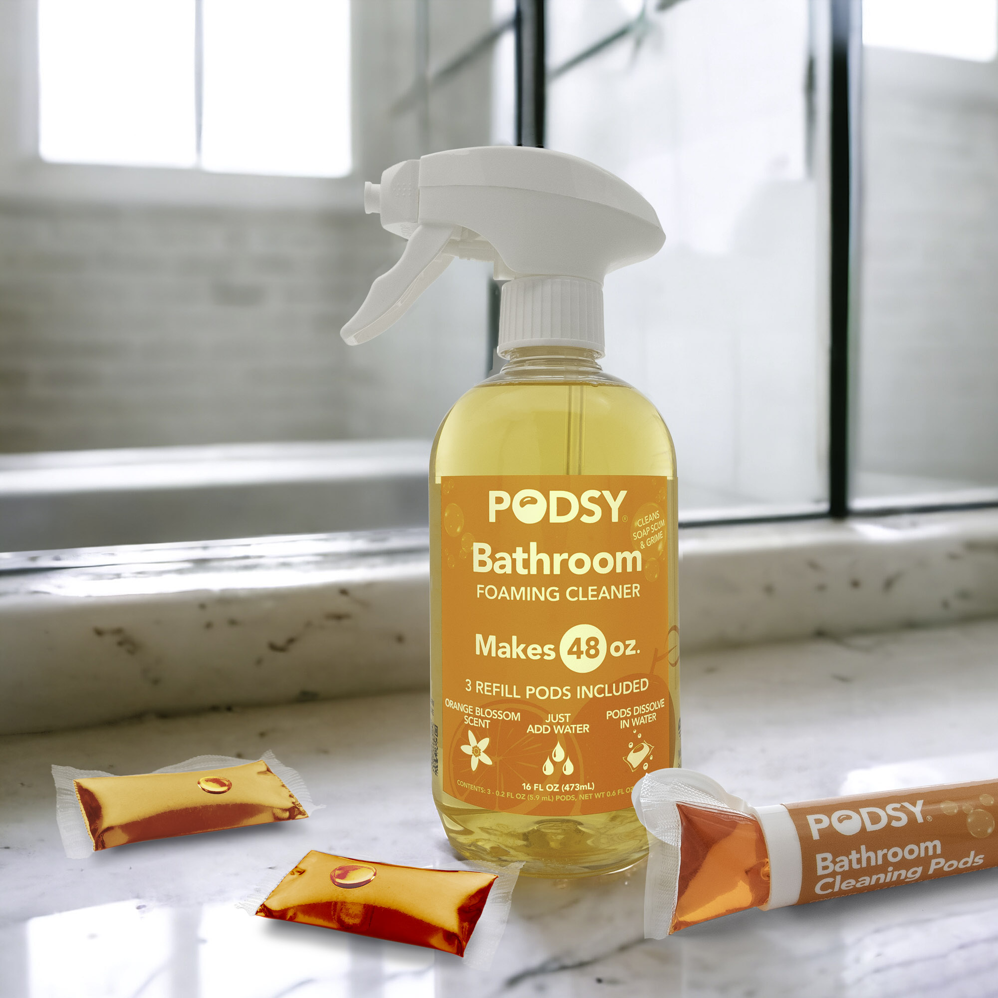 Podsy Bathroom Cleaner and Refill Pods